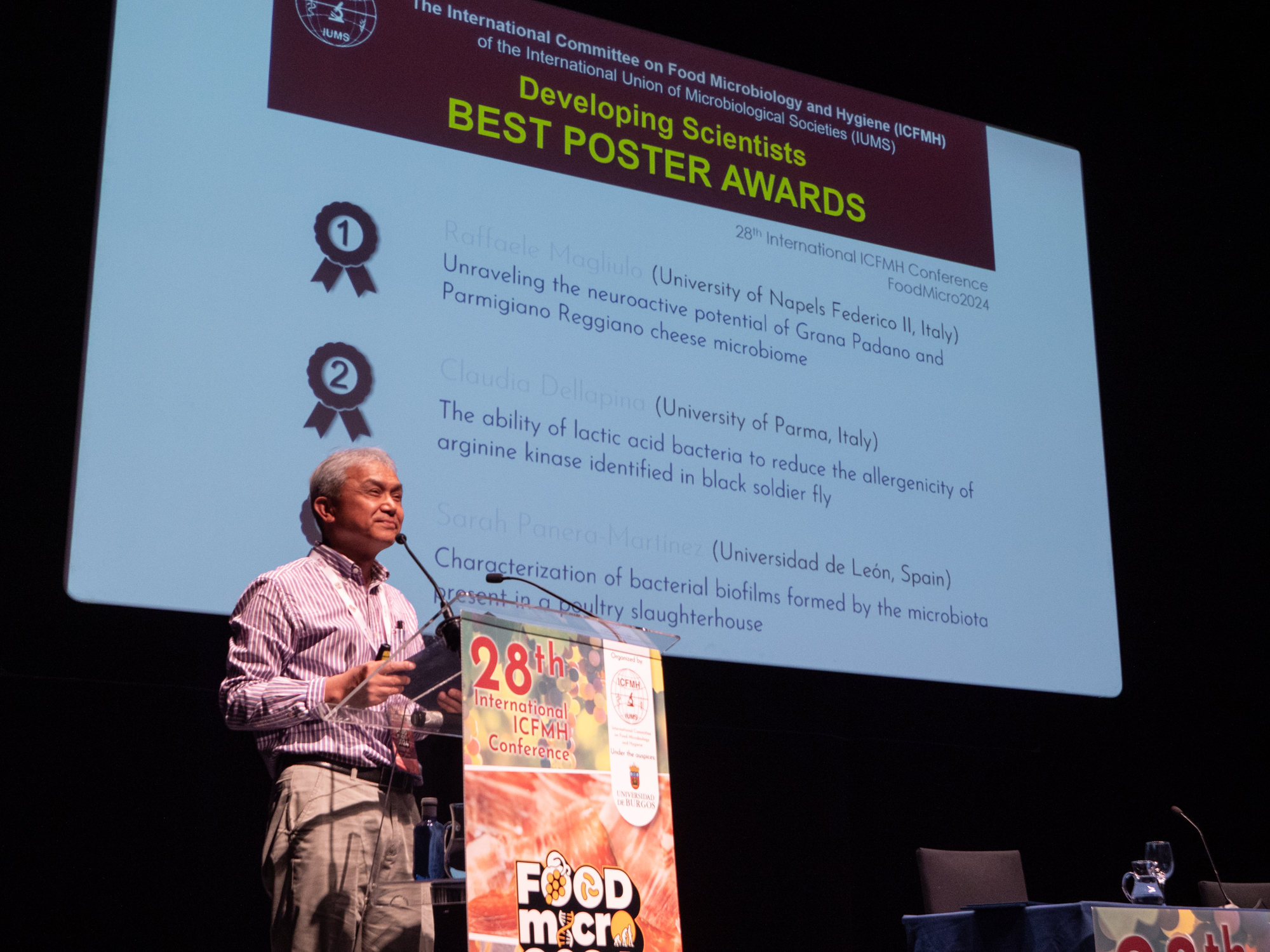 Awards ceremony - on stage